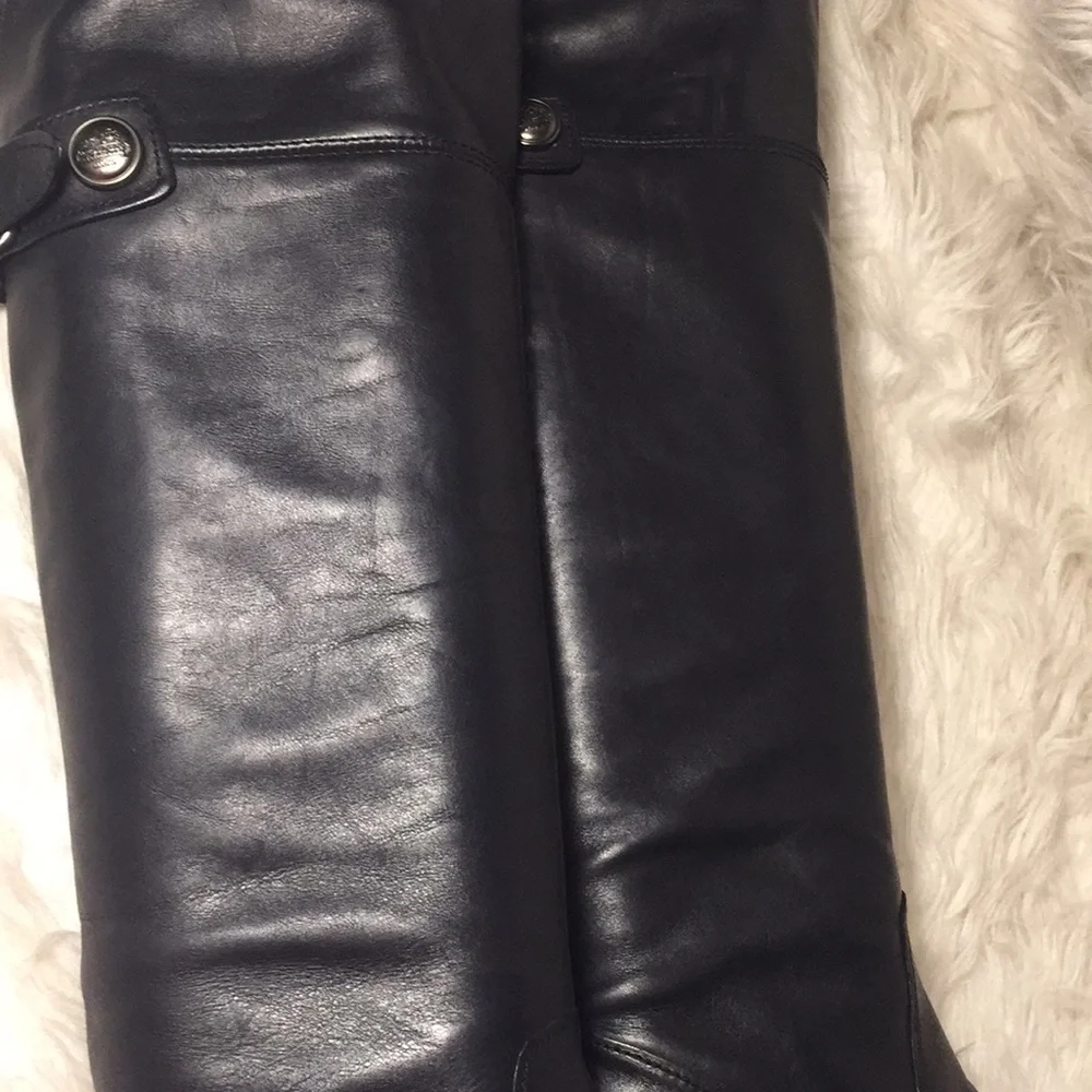 Coach Benita leather riding boots